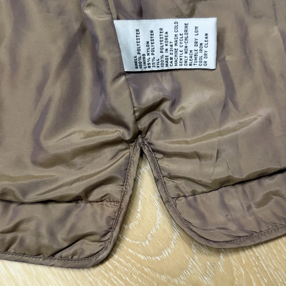 Talbots classic Casual Black Quilted Puffer Jacket plus 3X - Picture 7 of 10